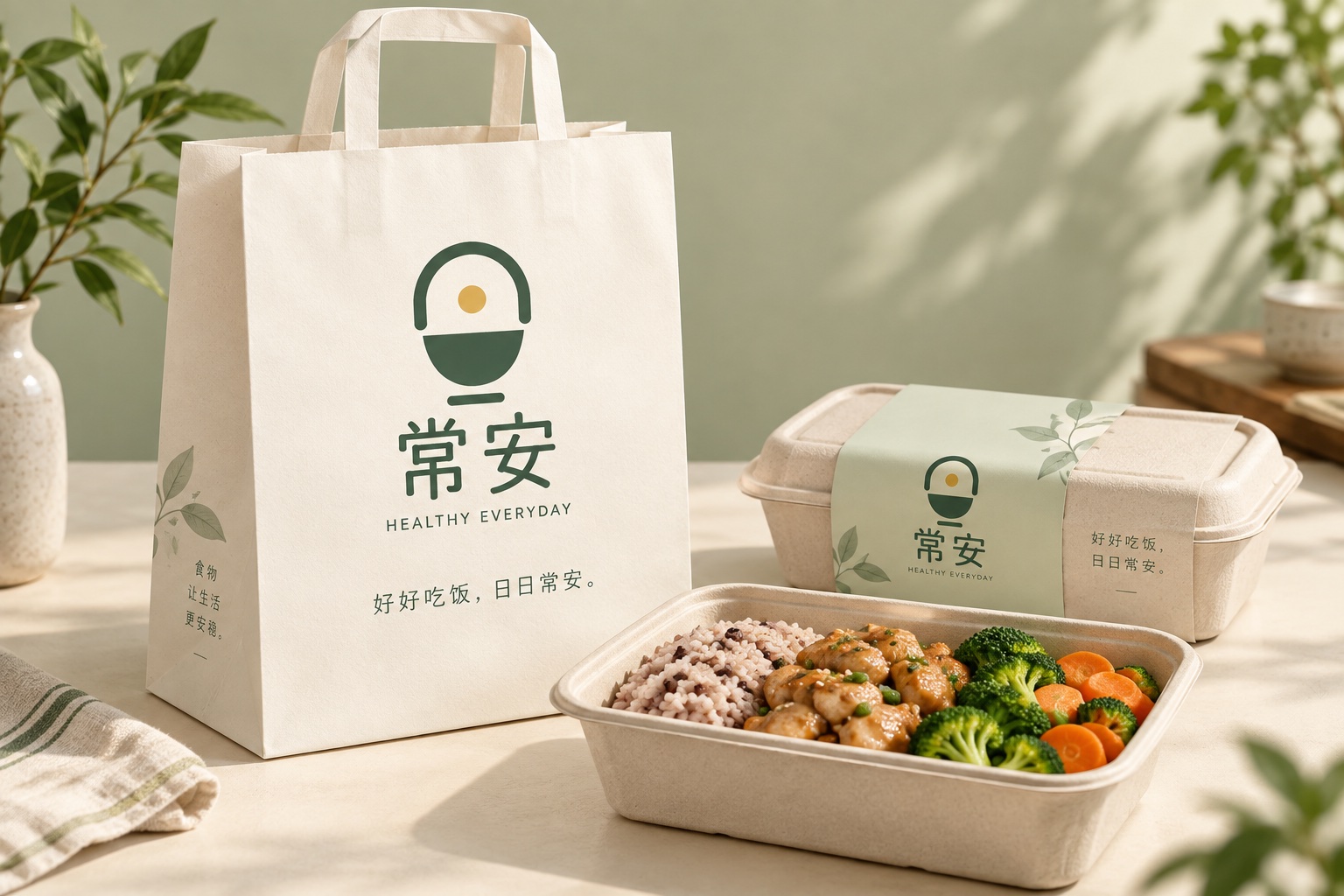 常安健康餐包装设计